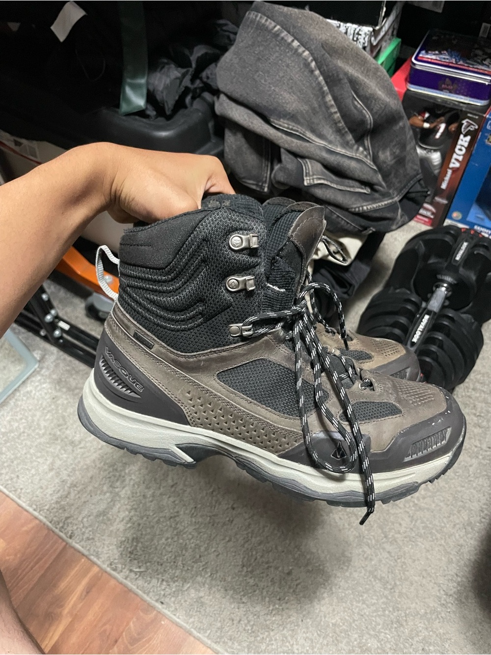 Vasque Men's Breeze AT GTX (All-Terrain) Waterproof Wide Hiking Boots Size 12